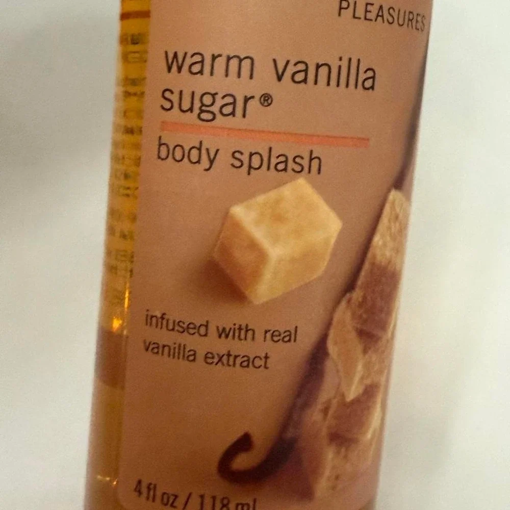 Bath & Body Works Warm Vanilla Sugar Body Splash Vintage 4oz Fragrance Mist